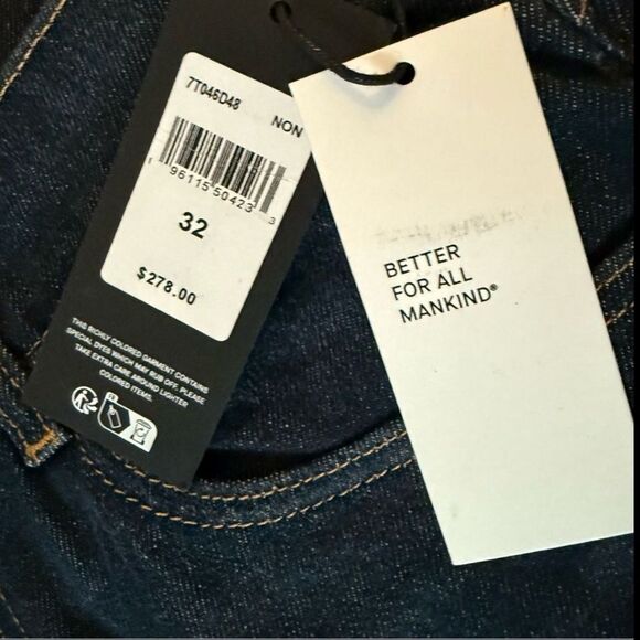 7 For All Mankind Austyn Relaxed Dark Blue Jeans Los Angeles Men’s Size 32 - Picture 5 of 9